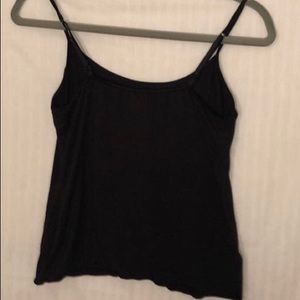 black cami, plain